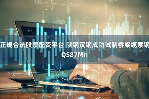 正规合法股票配资平台 陕钢汉钢成功试制桥梁缆索钢QS87Mn
